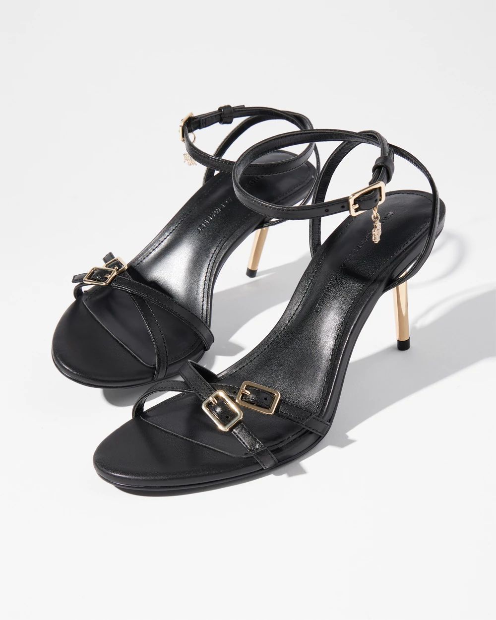Strappy buckle heels outlet